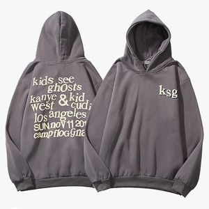 Kanye West and Kid Cudi Kids See Ghosts Hoodie